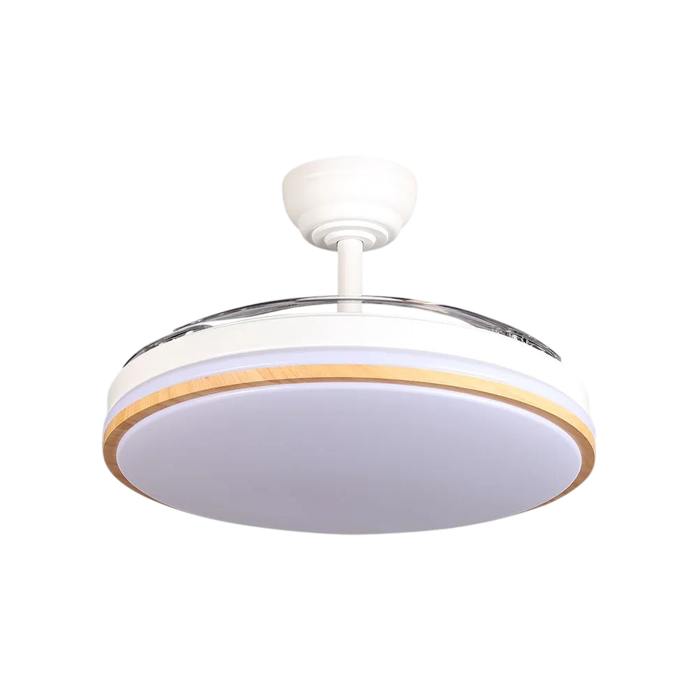 DC-Deckenventilator Flash mit Sommer-/Winterfunktion 60 W, weiß, 3 Flügel, 107D, 6980 lm, 3500–4000–6500 K, Fernbedienung und Timer