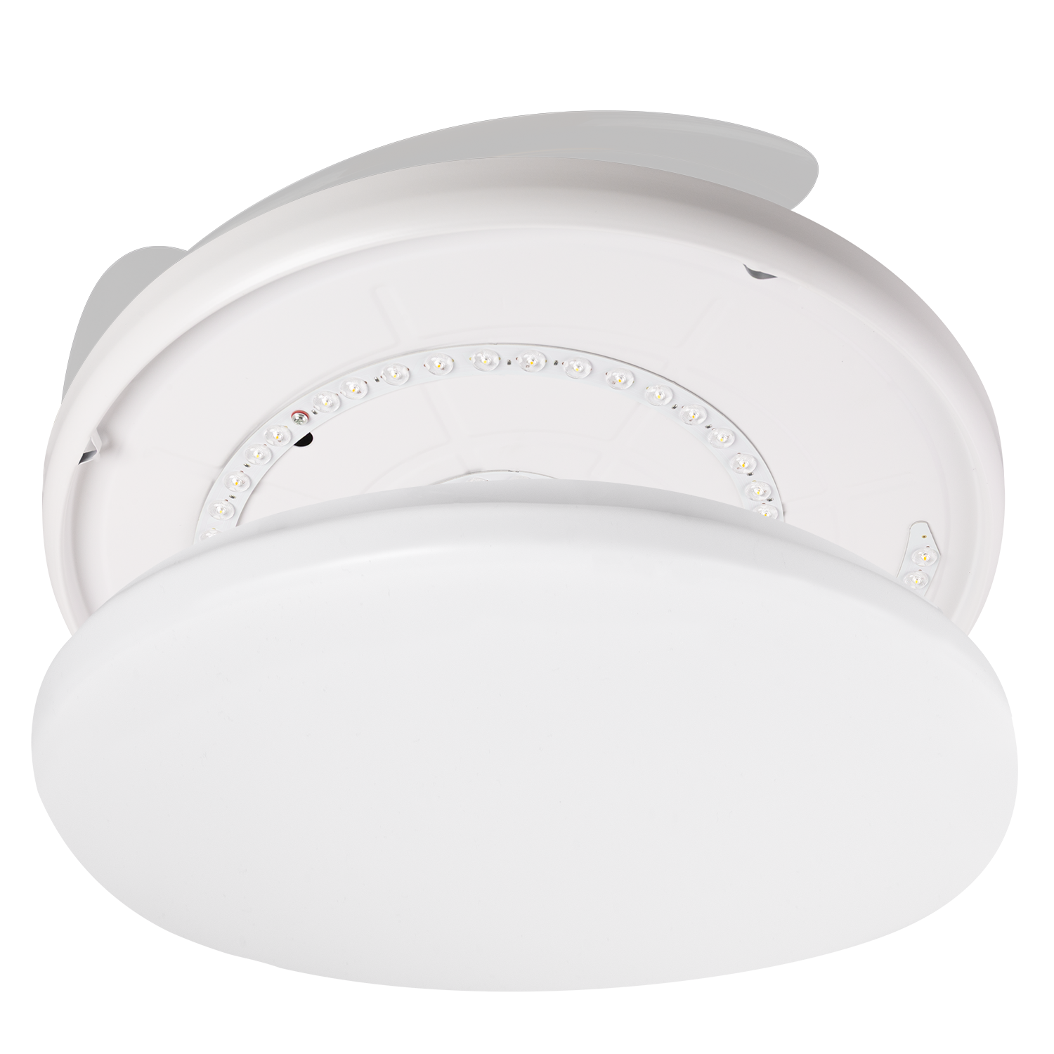 Trident DC-Ventilator, Sommer-Winter-Funktion, 59 W, Weiß, 4 Flügel, 107D, 6980 LM, Dimmer, Fernbedienung + Timer + Memory, 3000