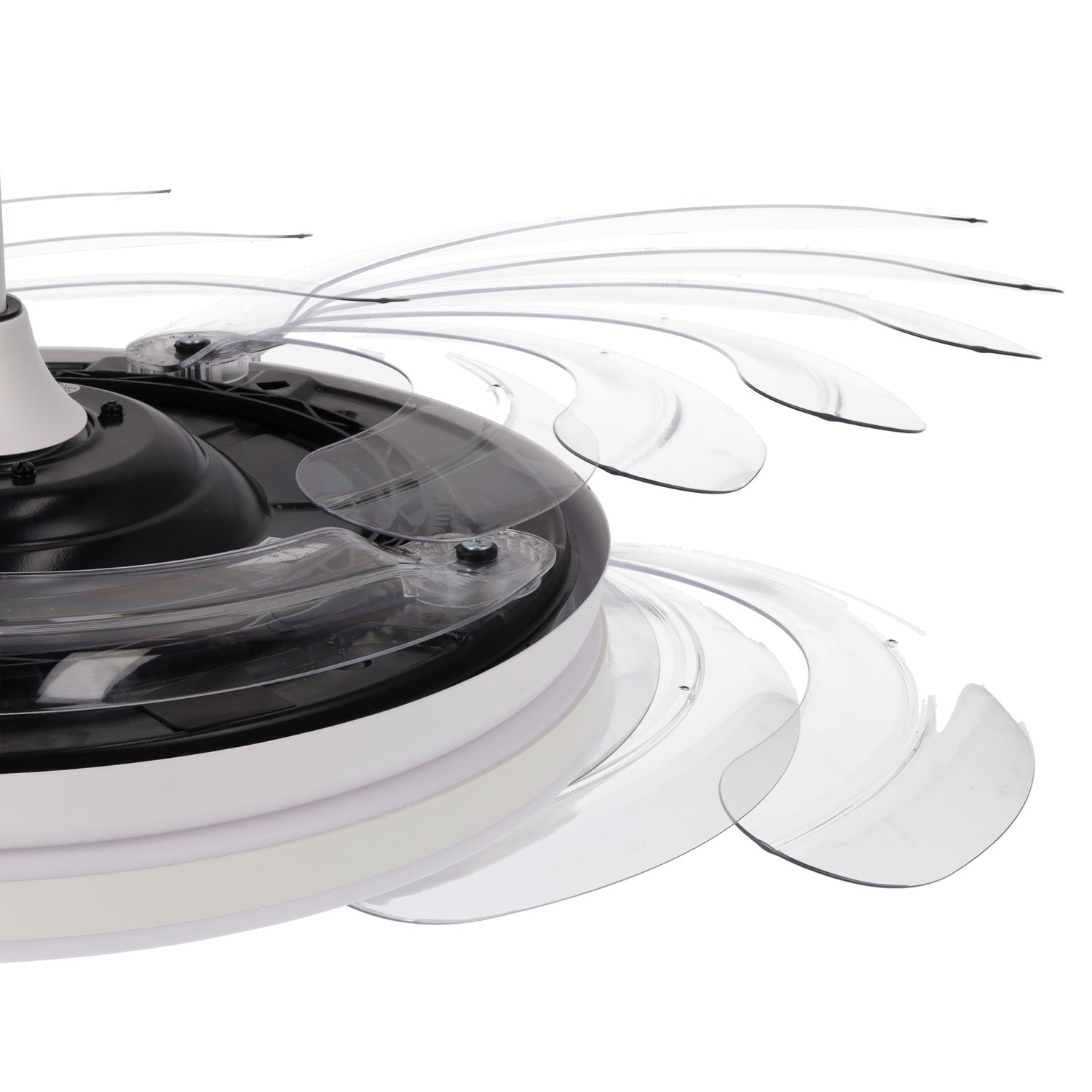 Scorpion DC-Deckenventilator, Sommer-Winter-Funktion, 59 W, weiß, 4 Flügel, 107D, Dimmer, 6980 LM, 3000-4000-6000 K, Fernbedienung + Ti