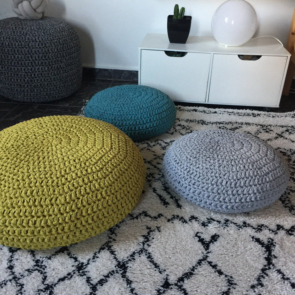 Cojines de suelo - Decoración bohemia para el hogar