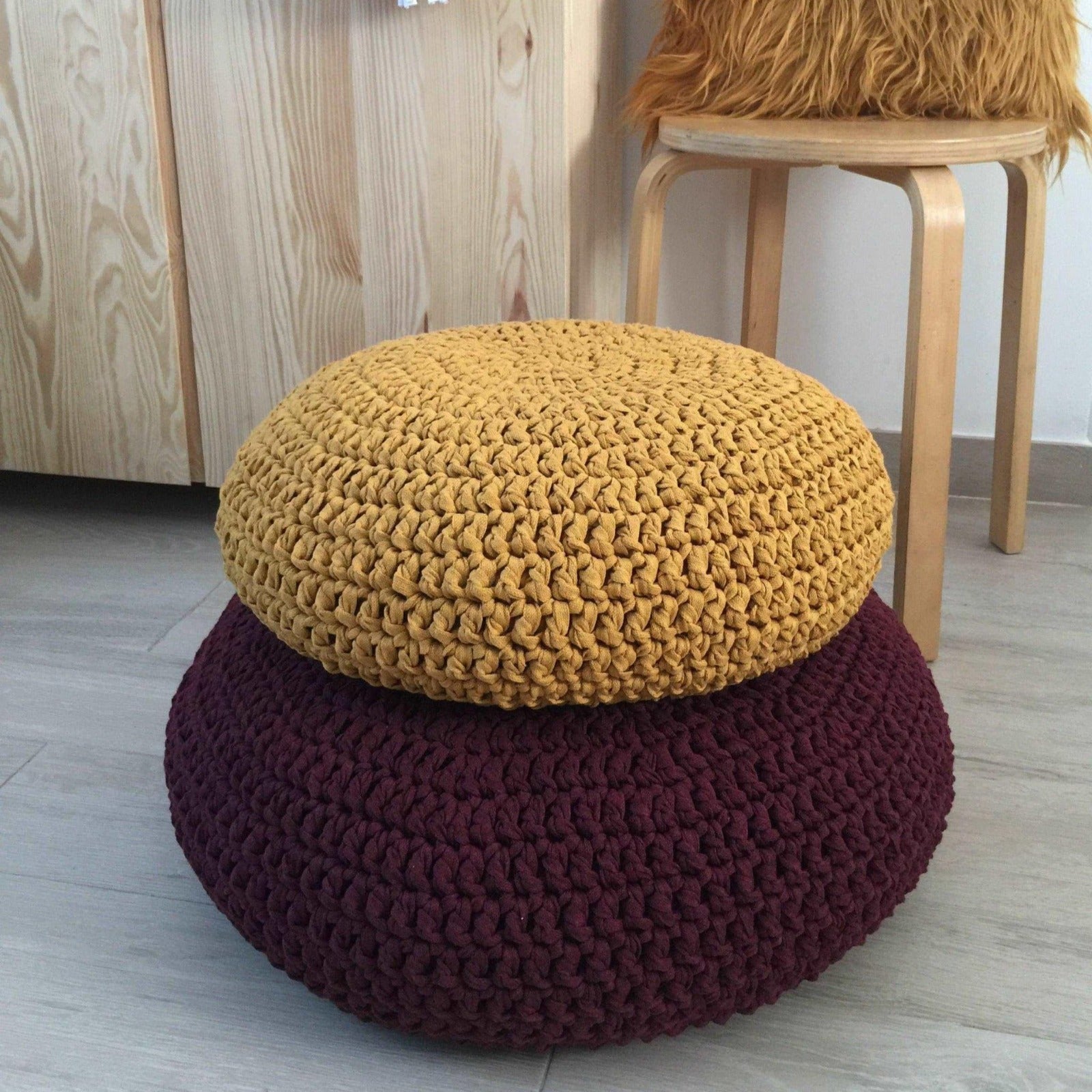Cojines de suelo - Decoración bohemia para el hogar