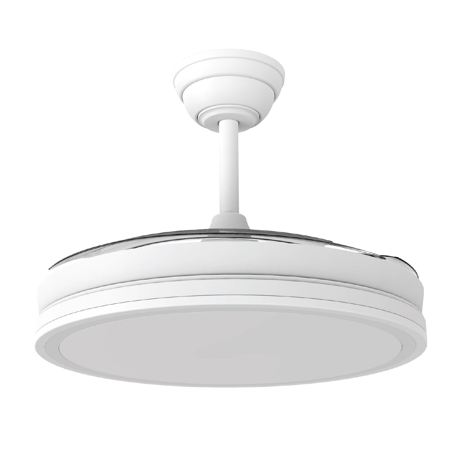 Pack com 36 ventiladores DC "Martina" · Função verão-inverno · 48W · Branco · 3 pás · 5040 lm · 3500-4000-6500K · Controle remoto e temporizador