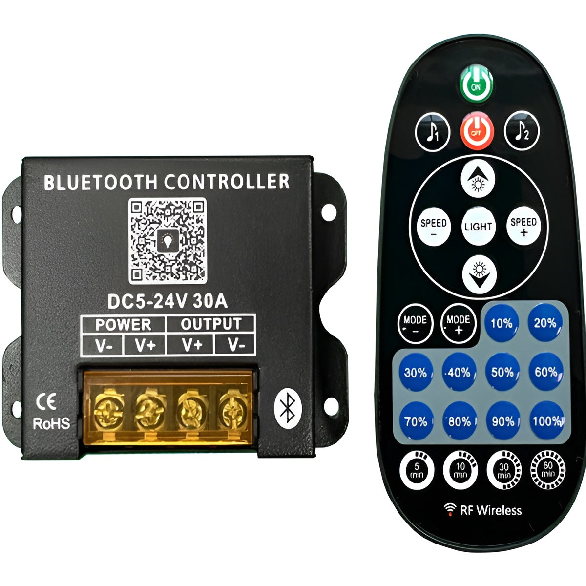 Aplicación Bluetooth RF LED Dimmer 25 teclas [HLP-YS-BLE-RFT30]