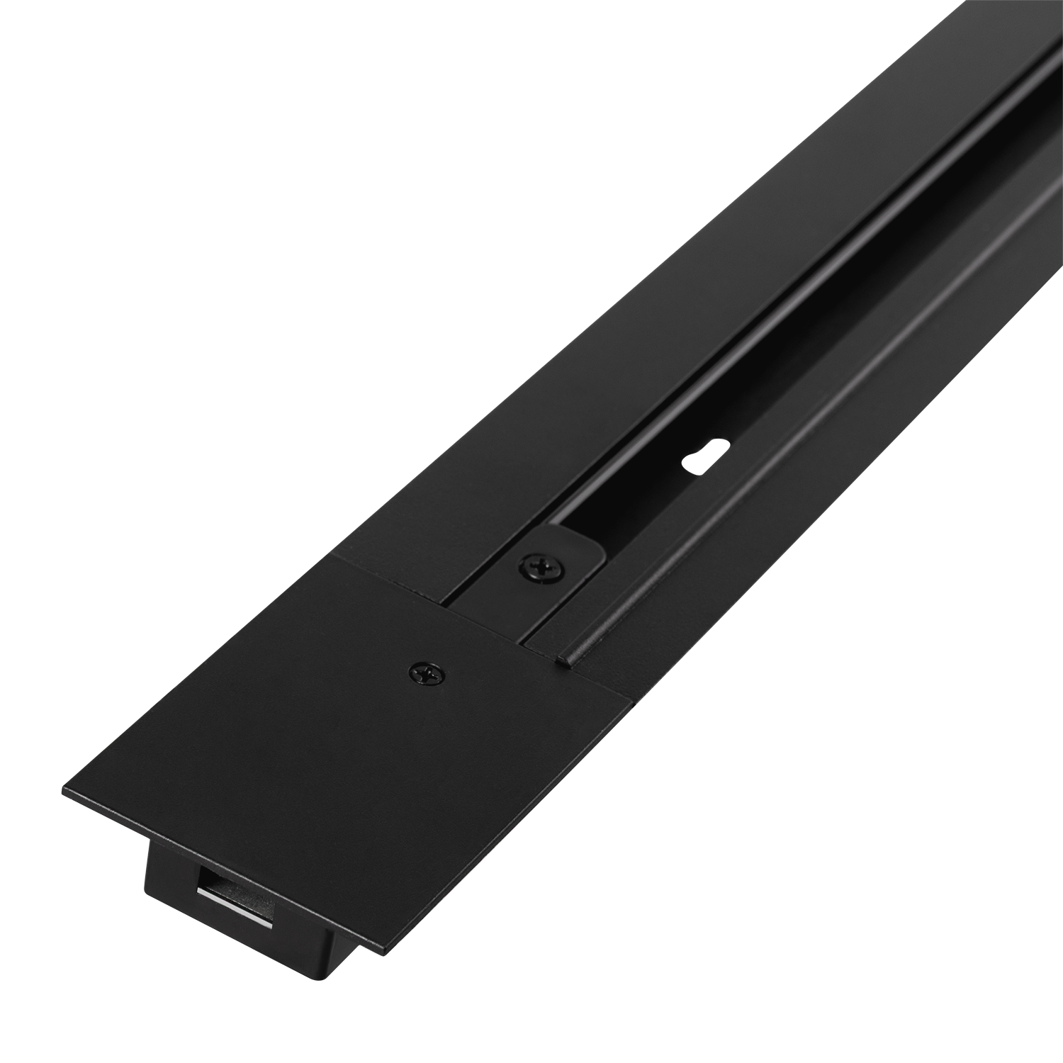 1-Phasen-Einbauschiene für LED-Strahler 2M Schwarz [HO-218000CARRIL-N-2M-EM]