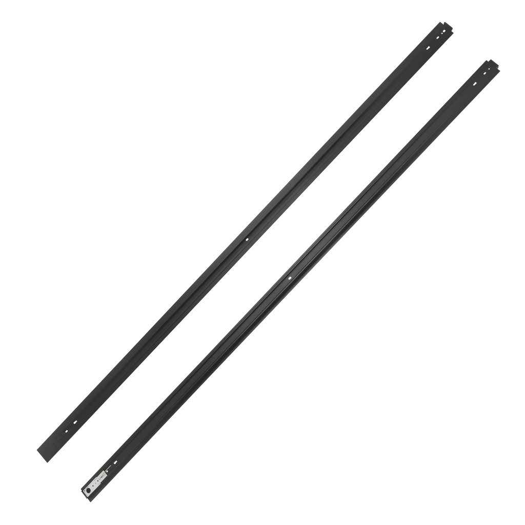 1-Phasen-Einbauschiene für LED-Strahler 2M Schwarz [HO-218000CARRIL-N-2M-EM]