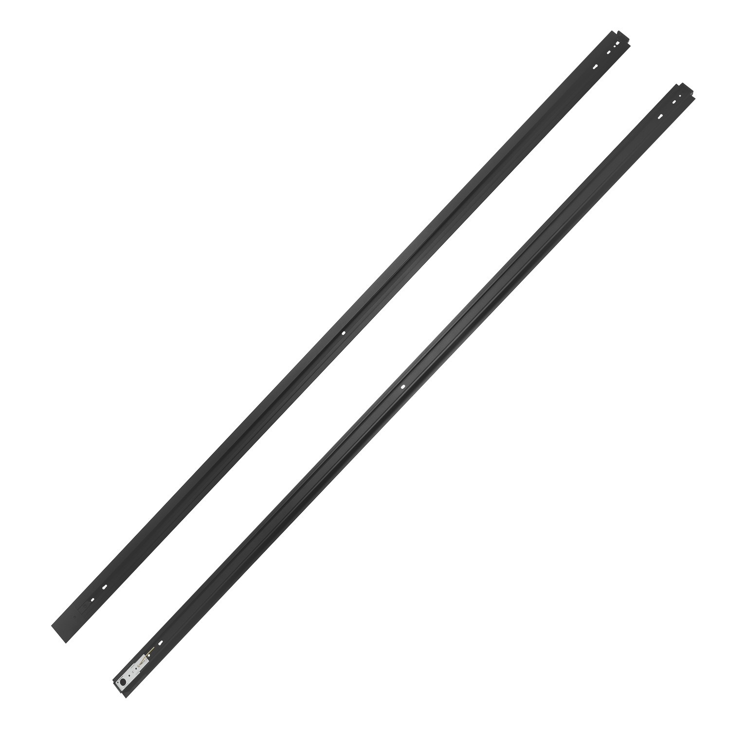 1-Phasen-Einbauschiene für LED-Strahler 2M Schwarz [HO-218000CARRIL-N-2M-EM]
