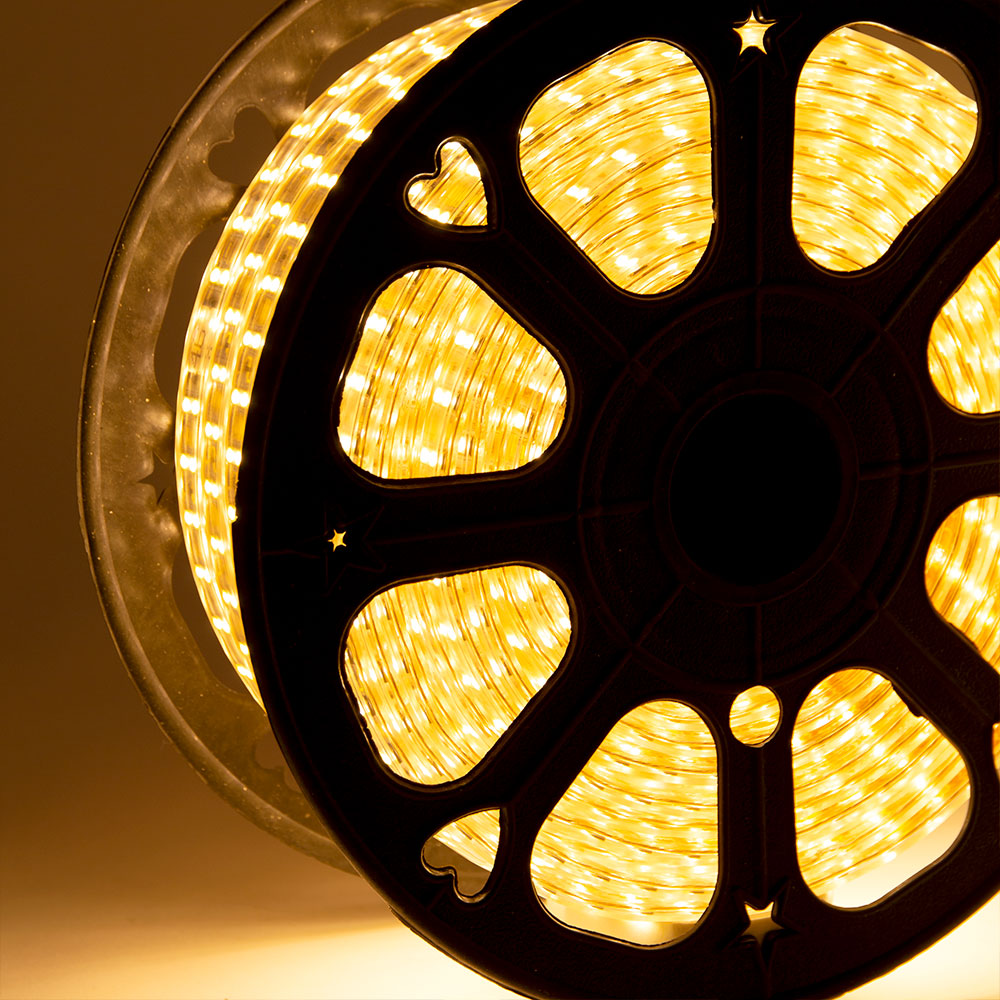 Tira Led de 120 LEDs/M 500W 1.000Lm 6000ºK SMD5050 220VAC IP65 x50M 40.000H [HO-220-120-50M-CW]