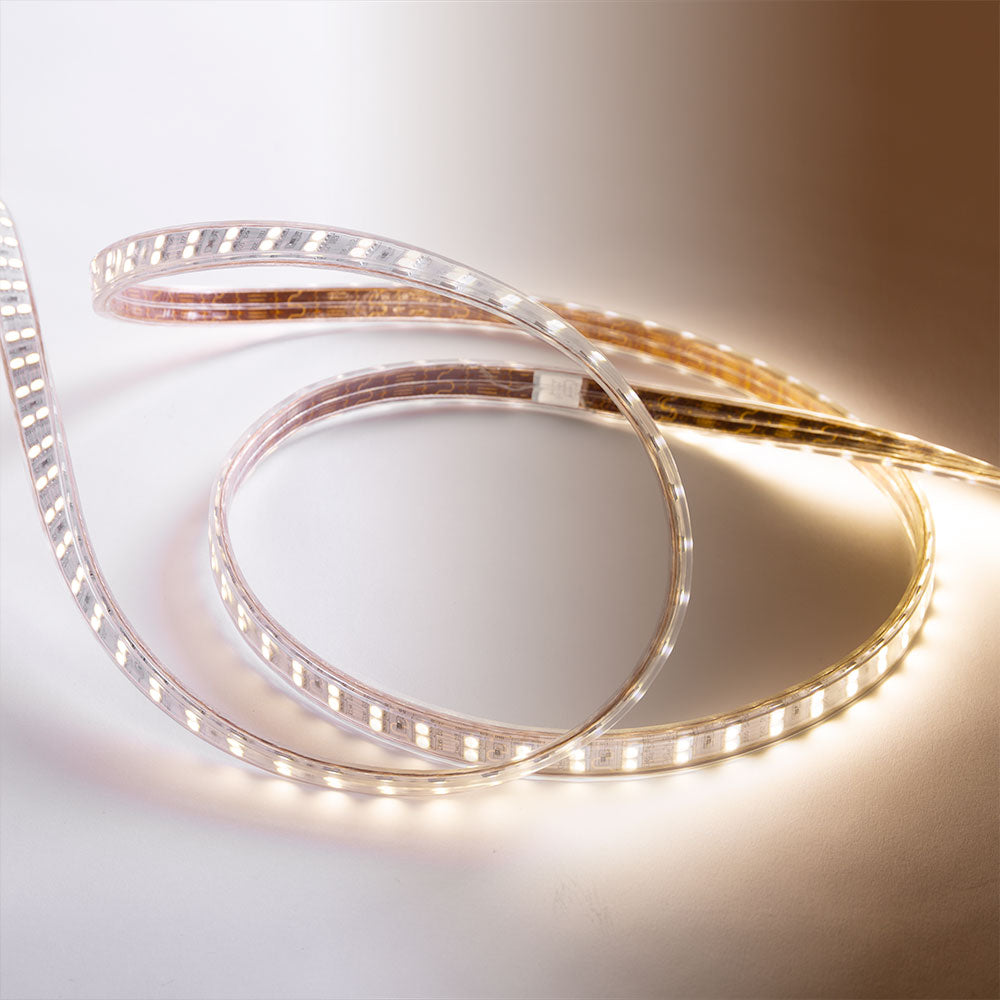 Tira Led de 120 LEDs/M 500W 1.000Lm 6000ºK SMD5050 220VAC IP65 x50M 40.000H [HO-220-120-50M-CW]
