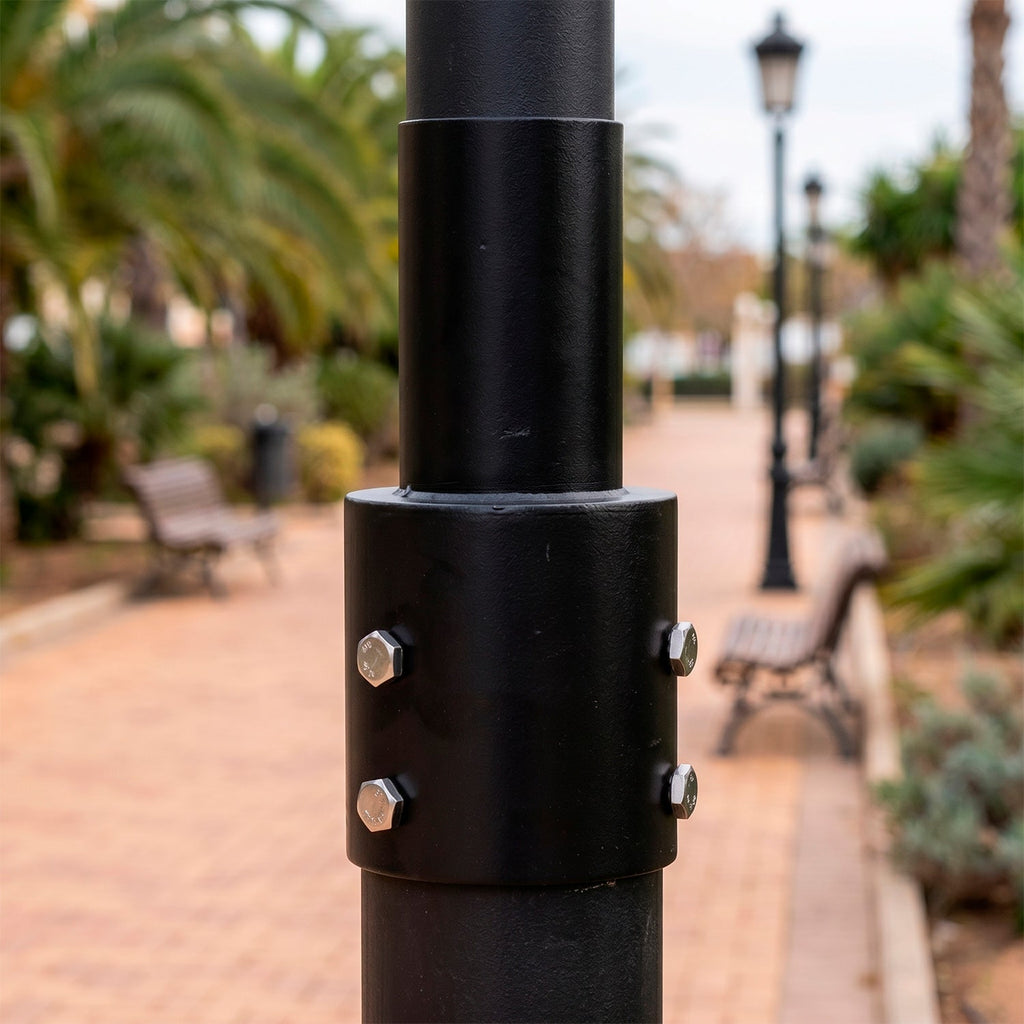 Adapter für Straßenlaternenmast 80 mm auf 60 mm