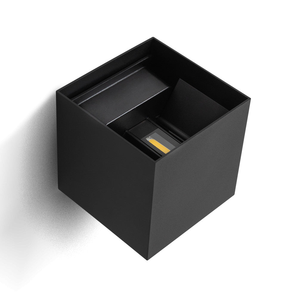 Aplique LED para exterior 2x5W 100Lm/W IP65 Preto 4000K [HO-APL06-IP65-BW]