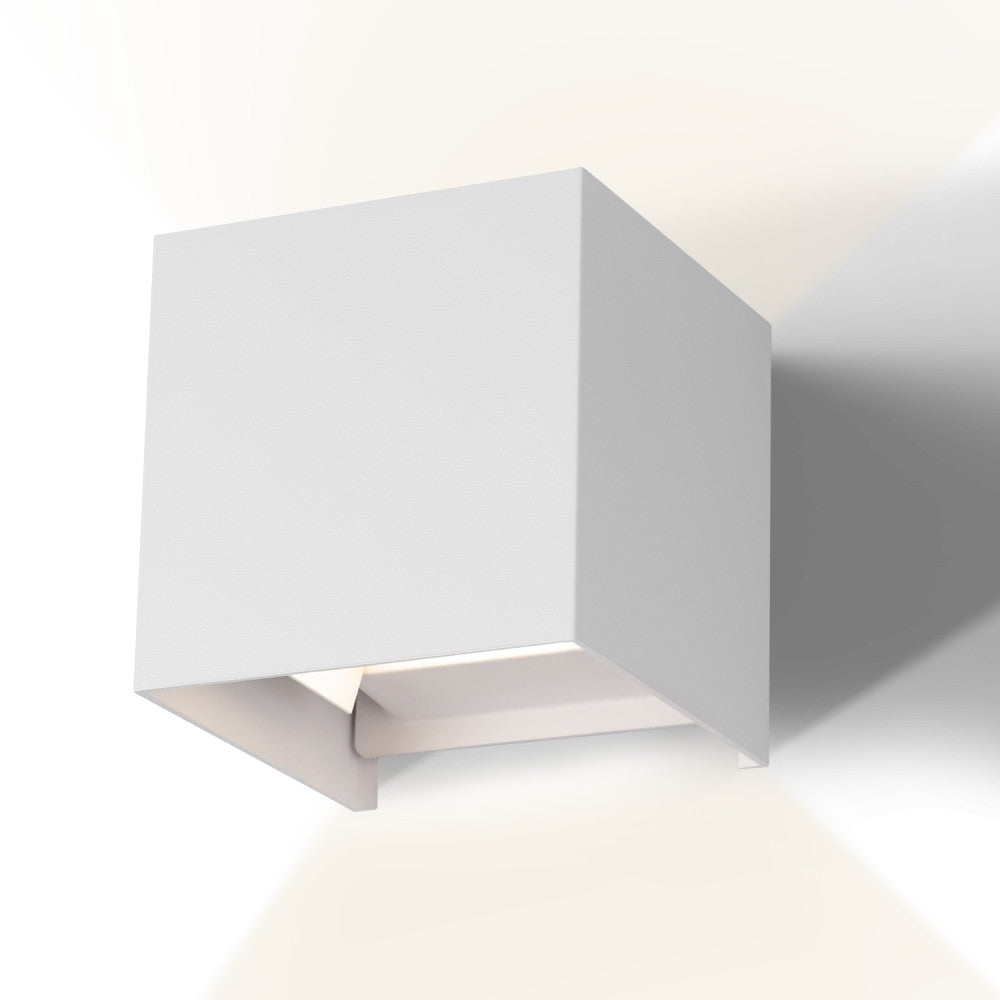 LED-Außenwandleuchte 2x5W 100Lm/W IP65 Weiß 4000K [HO-APL06-IP65-WW]