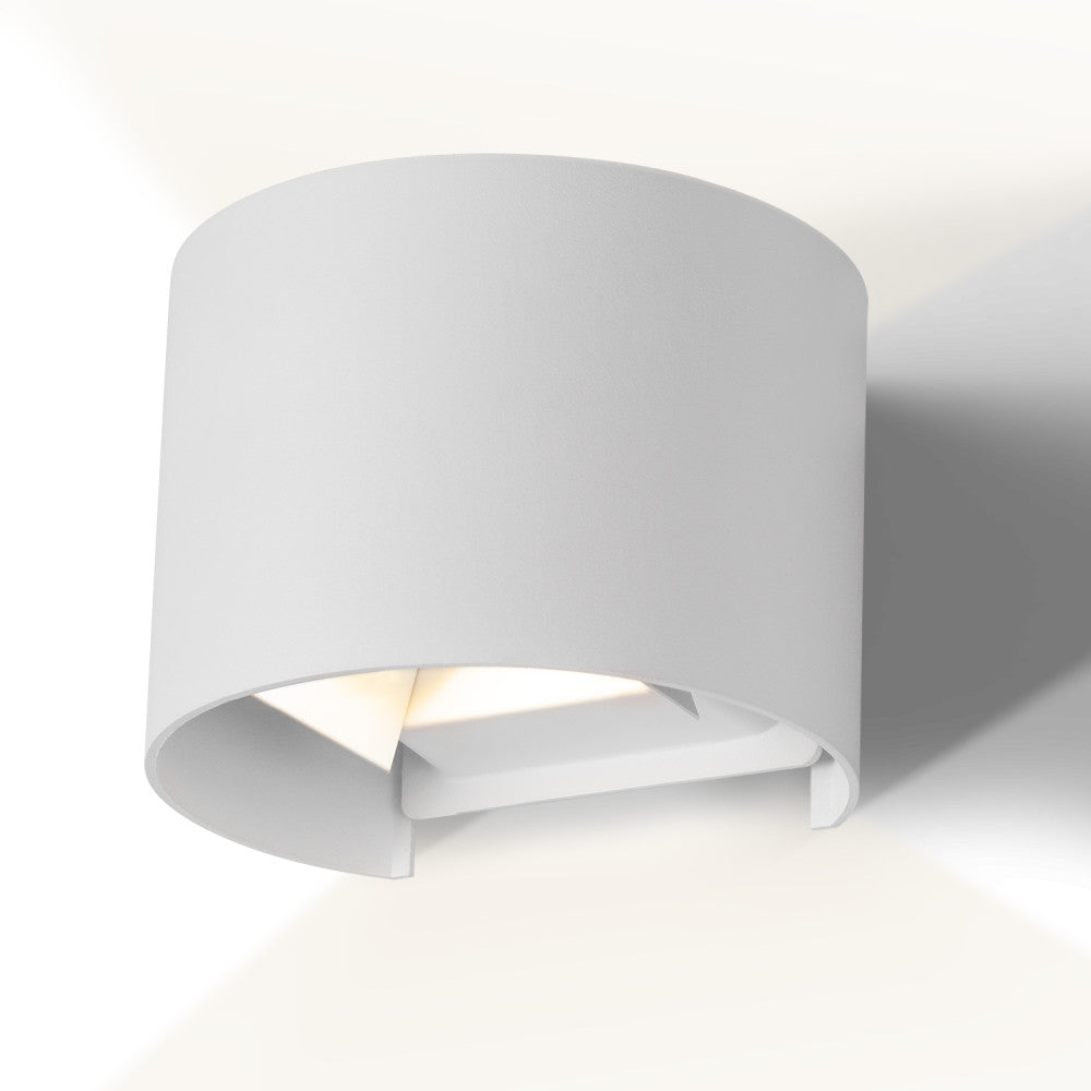 Aplique LED para exterior 2x5W 100Lm/W IP65 Branco 4000K [HO-APL07-IP65-WW]