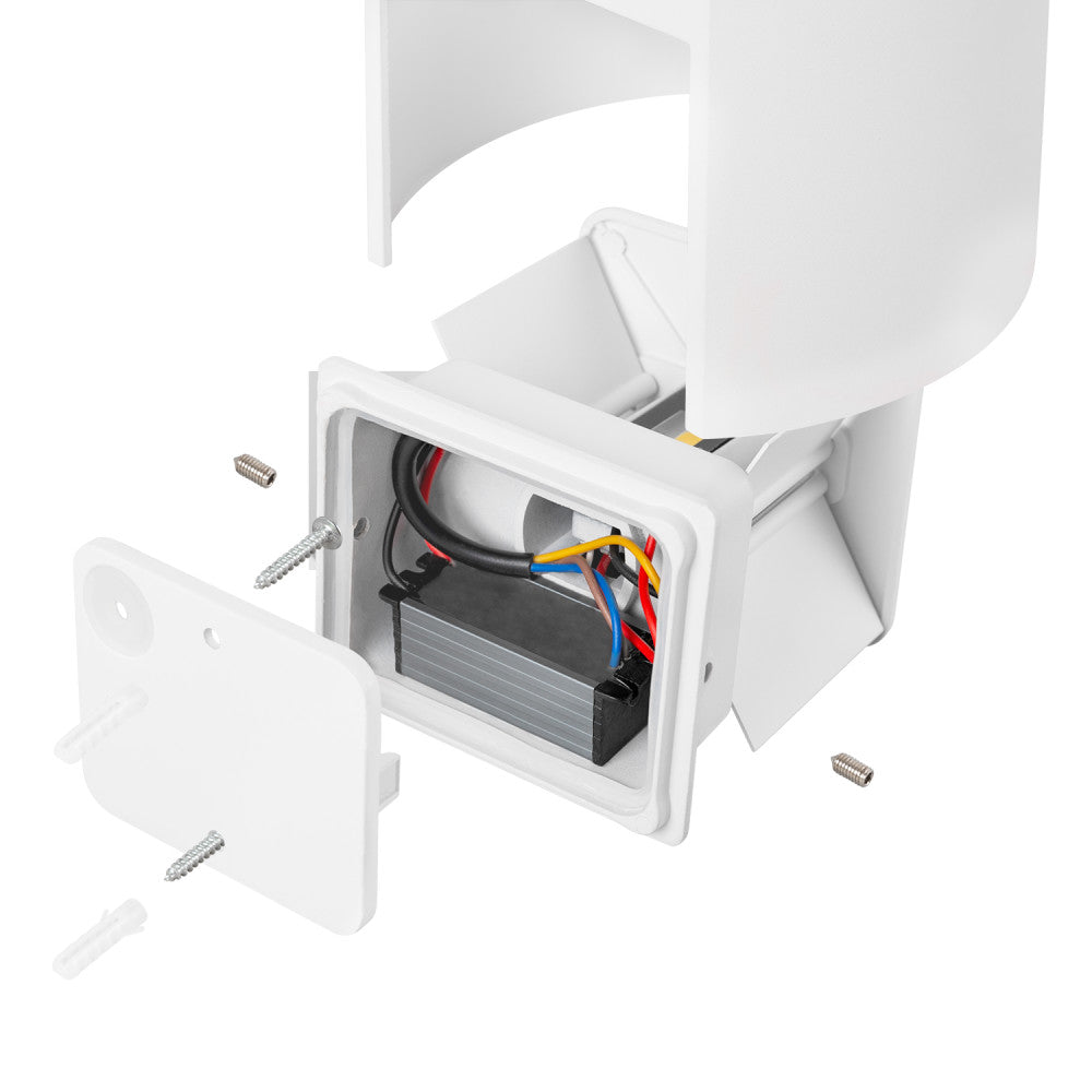 Aplique LED para exterior 2x5W 100Lm/W IP65 Branco 4000K [HO-APL07-IP65-WW]