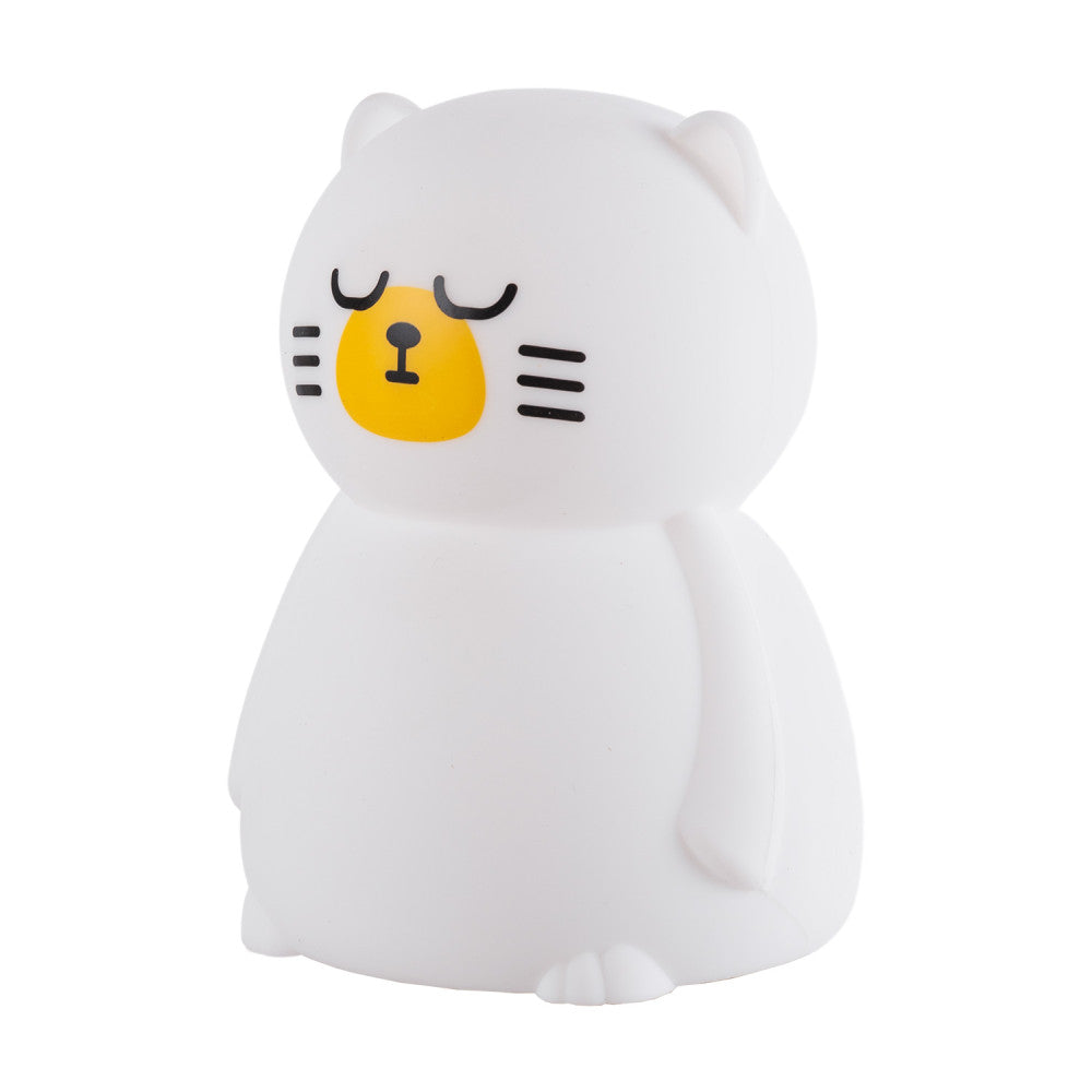 Candeeiro de mesa LED infantil regulável por palmas 5VDC/USB 6500K [HO-GATO-WW-CW]