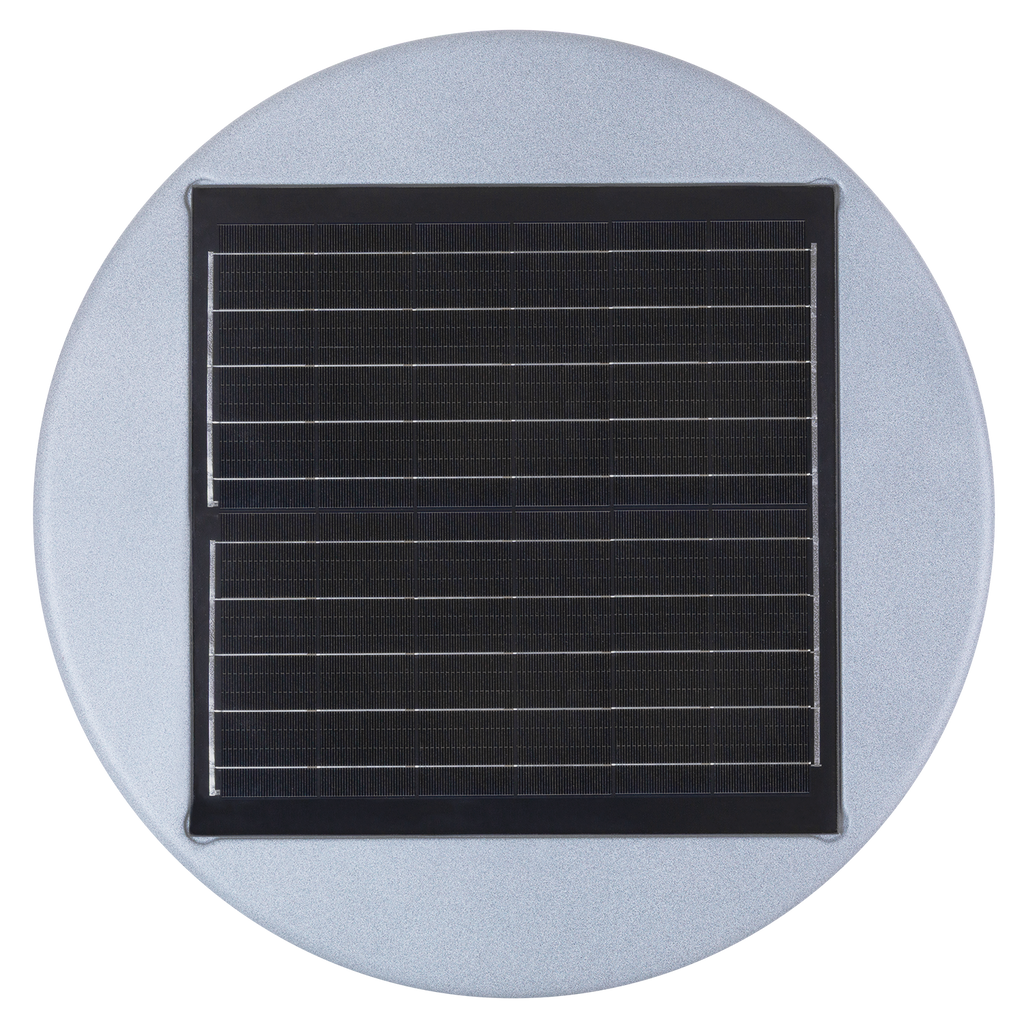 Poste solar circular LED para jardins 45W