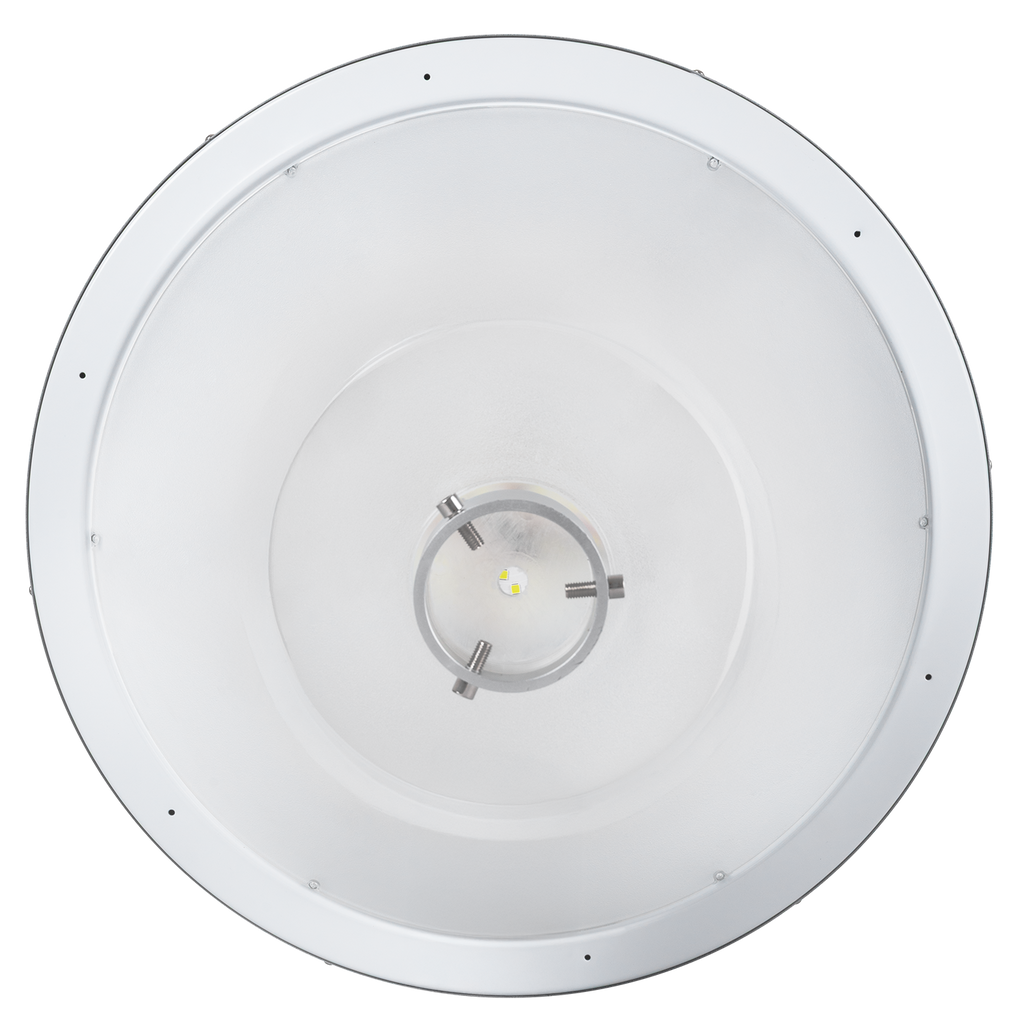 Poste solar circular LED para jardins 45W