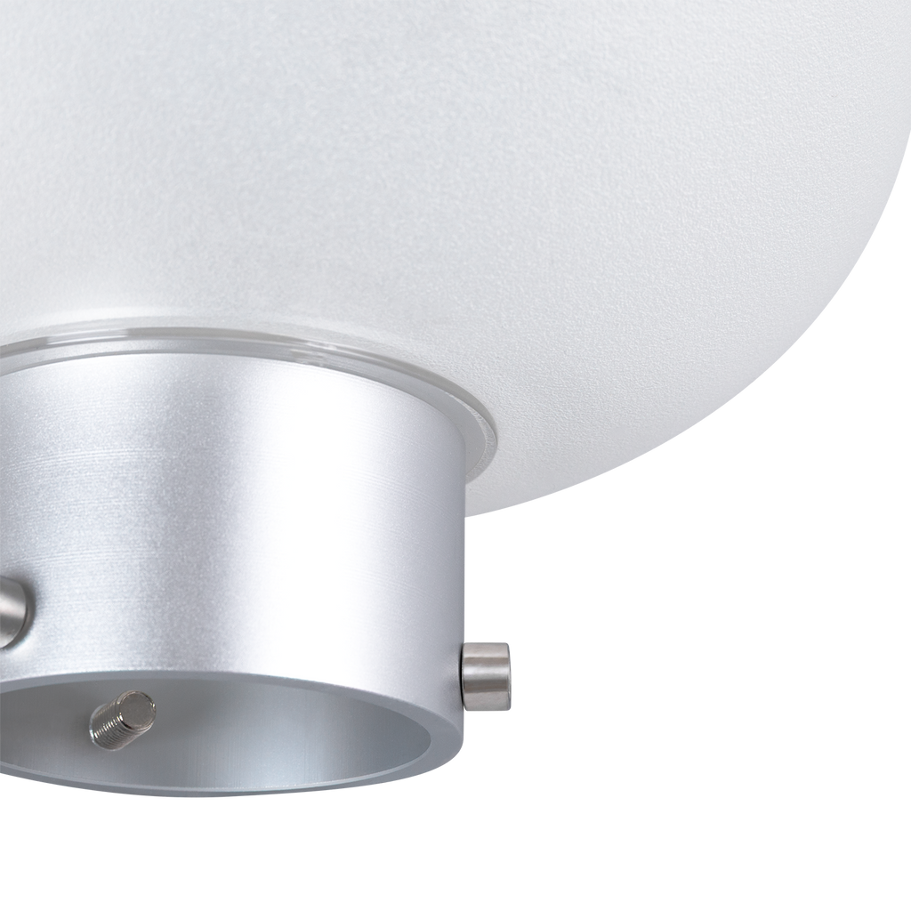 Poste solar circular LED para jardins 45W