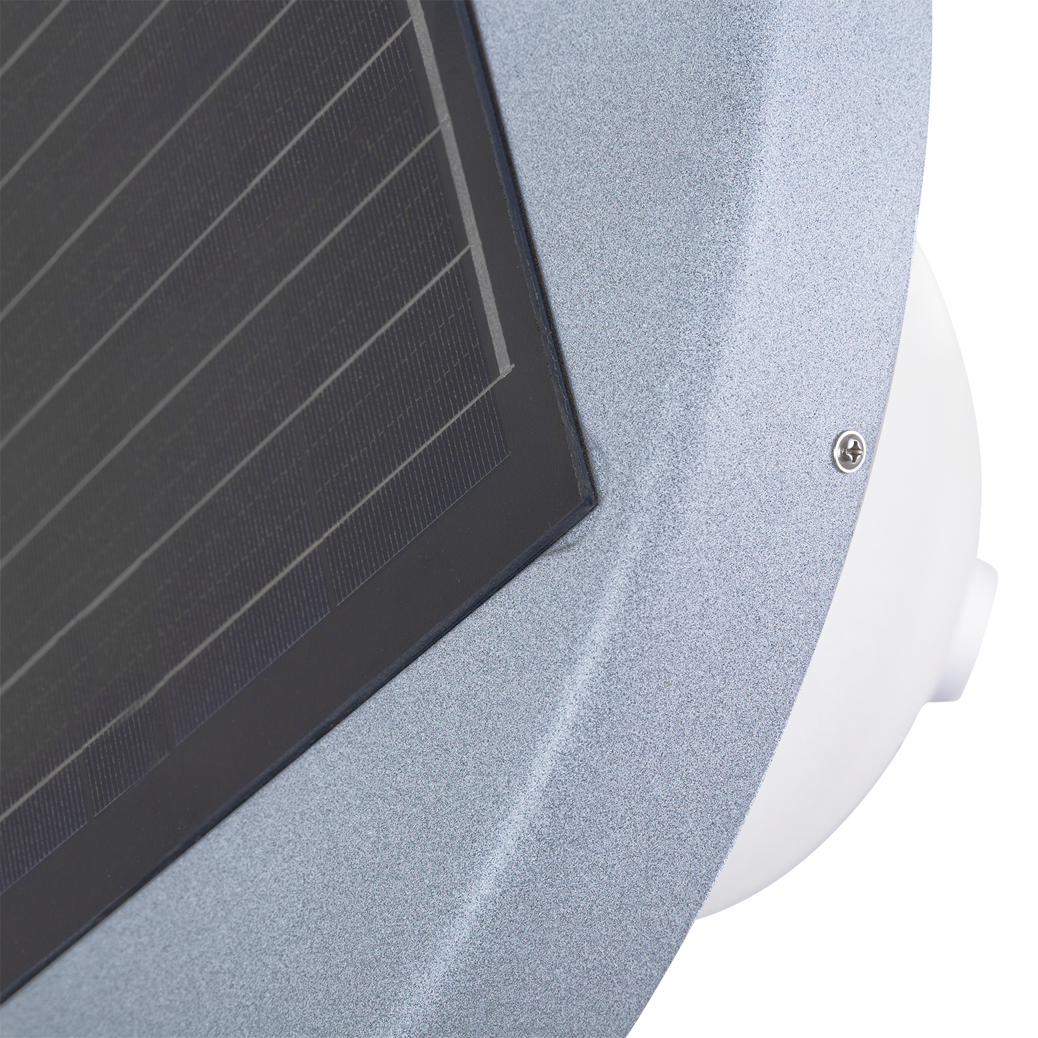 Poste solar circular LED para jardins 45W
