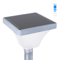 Poste LED Solar Retangular para Jardins 45W