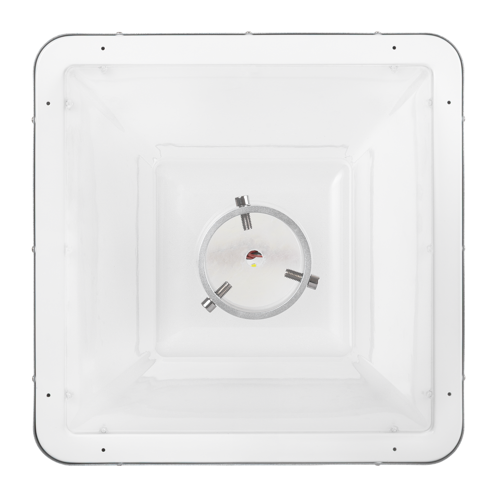 Poste LED Solar Retangular para Jardins 45W