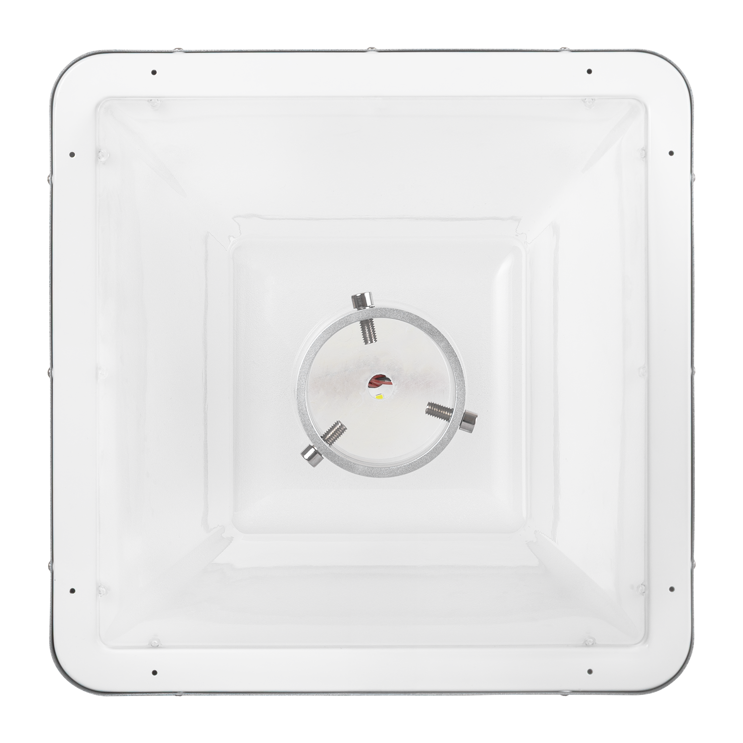 Poste LED Solar Retangular para Jardins 45W