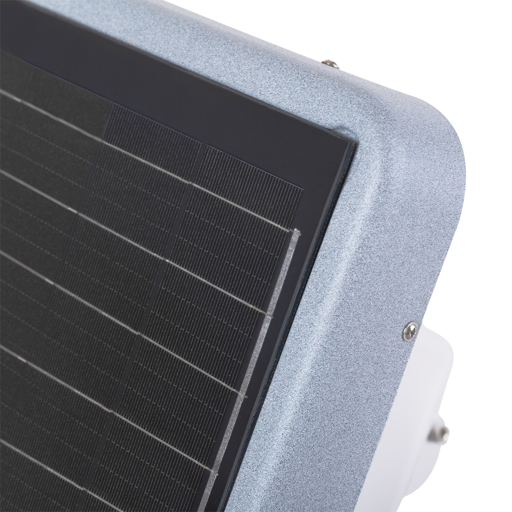 Poste LED Solar Retangular para Jardins 45W