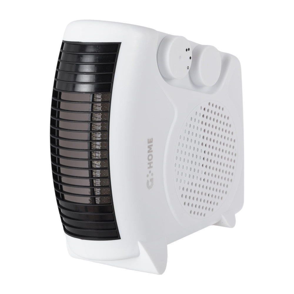 Calefactor de resistencia + ventilador 500W Blanco