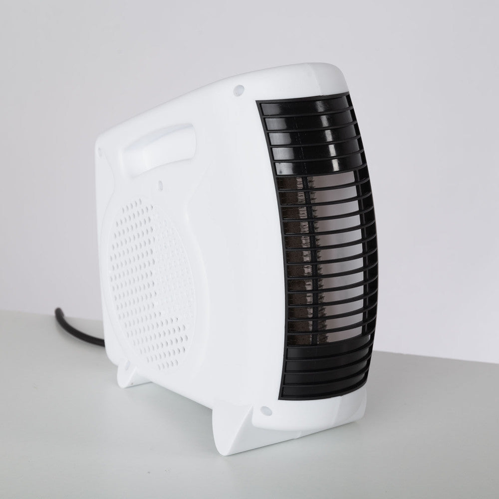 Calefactor de resistencia + ventilador 500W Blanco