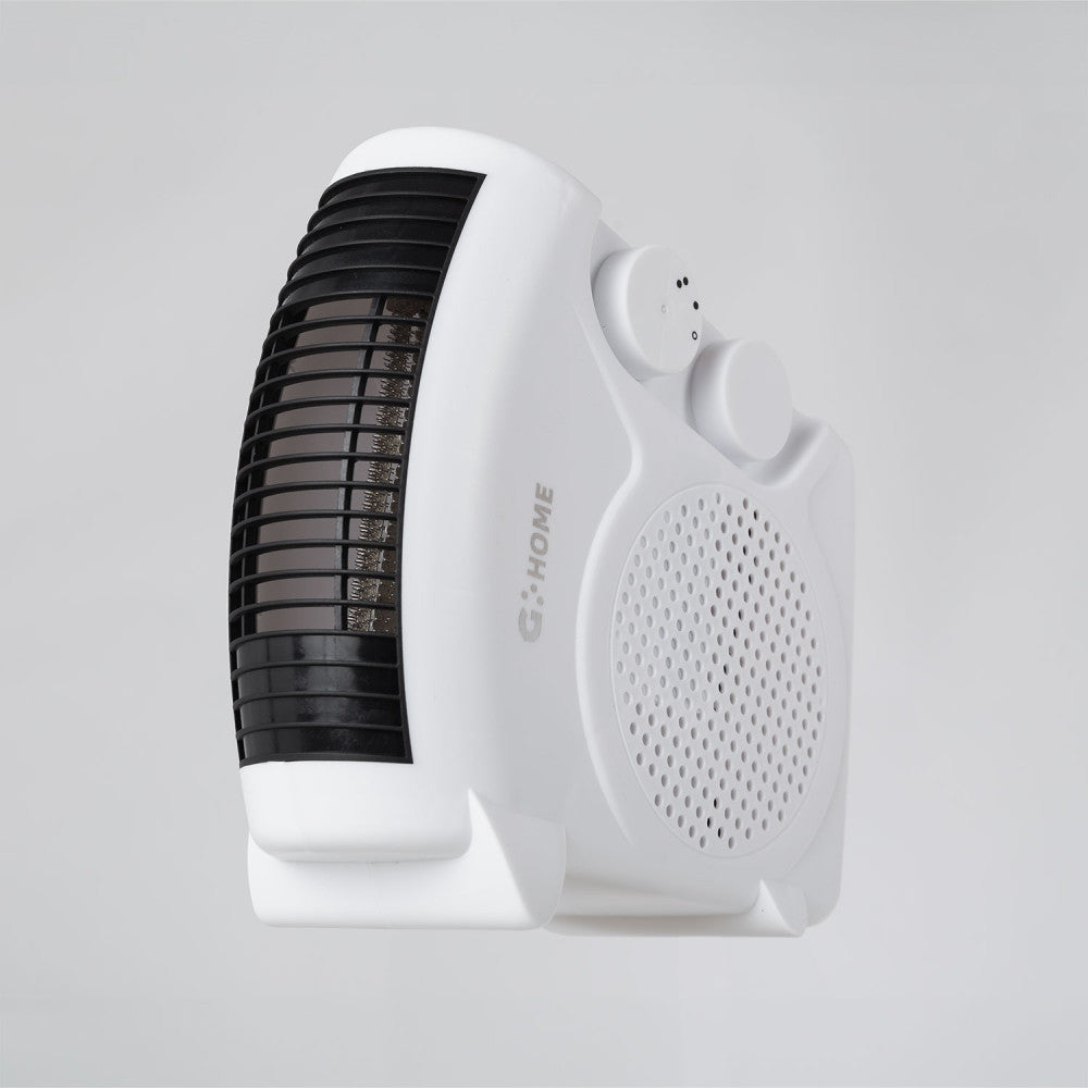 Calefactor de resistencia + ventilador 500W Blanco