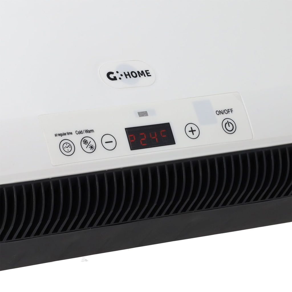 Aquecedor PTC + Ventilador 1600W Controle Remoto Branco