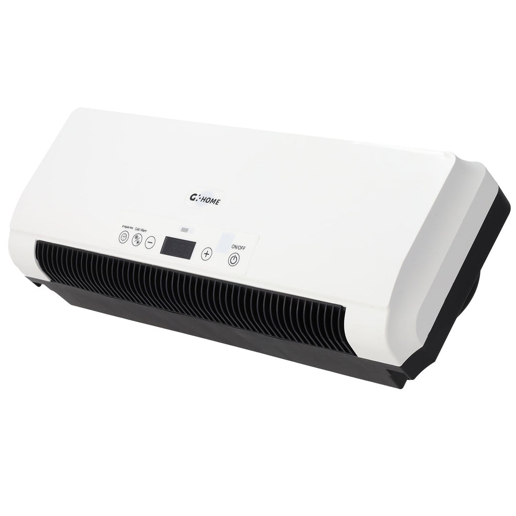 Aquecedor PTC + Ventilador 1600W Controle Remoto Branco