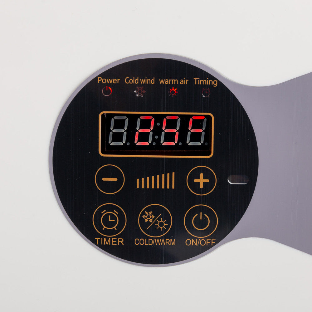 Aquecedor PTC + Ventilador 1500W Controle Remoto Branco