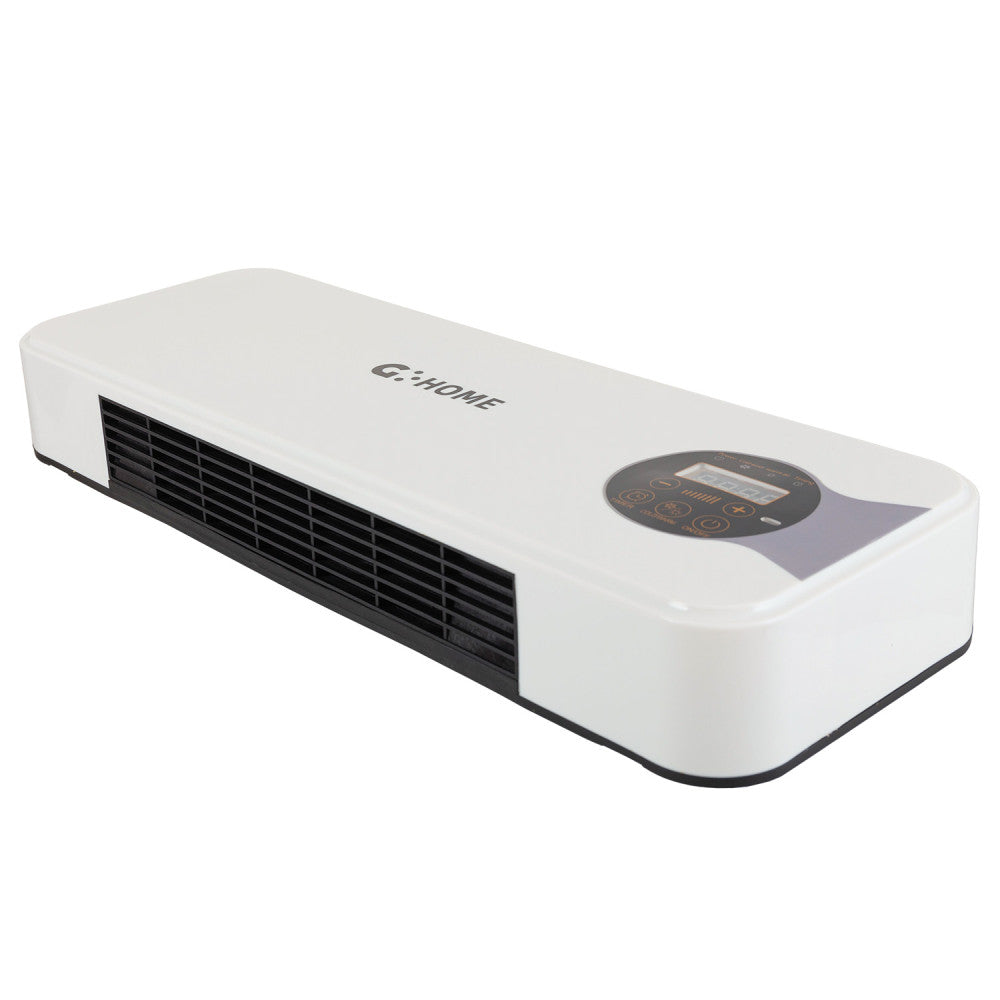 Aquecedor PTC + Ventilador 1500W Controle Remoto Branco