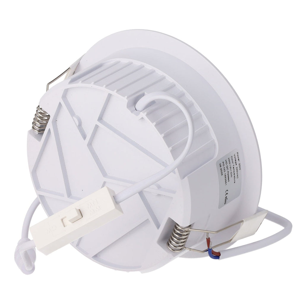 Downlight LED 20W 4 CCT (tom de luz regulável) 140LM/W UGR17 Driver Lifud