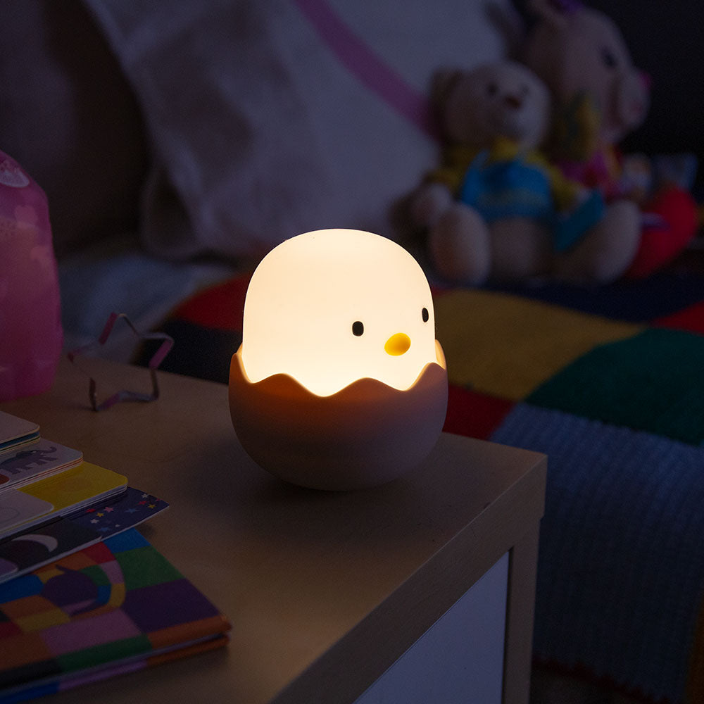 Candeeiro nocturno "Galinha" para mesa de cabeceira LED infantil, luz nocturna e recarregável