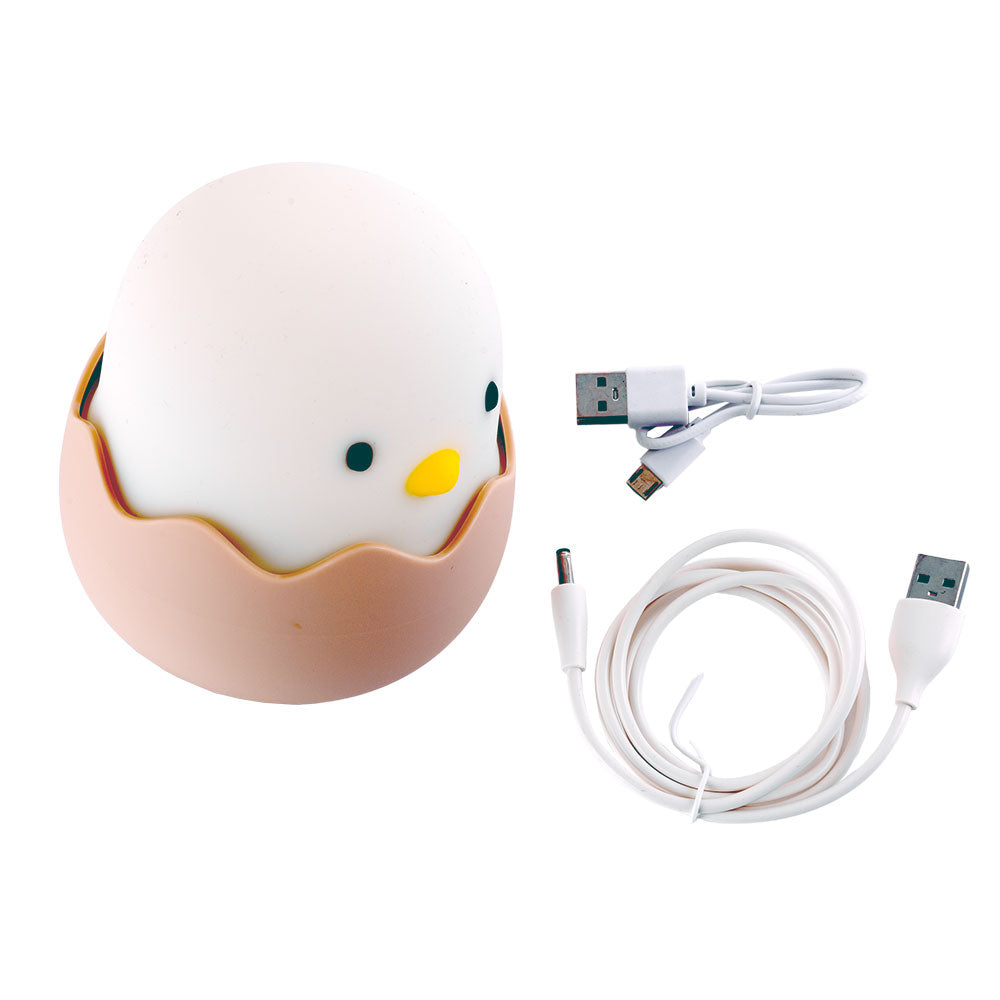 Candeeiro nocturno "Galinha" para mesa de cabeceira LED infantil, luz nocturna e recarregável