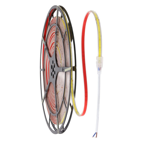 ESPIGA Rectificación condujo tira 220VAC 10W/m IP65 - 20 metros de cinta blanca natural 4000K de 3M