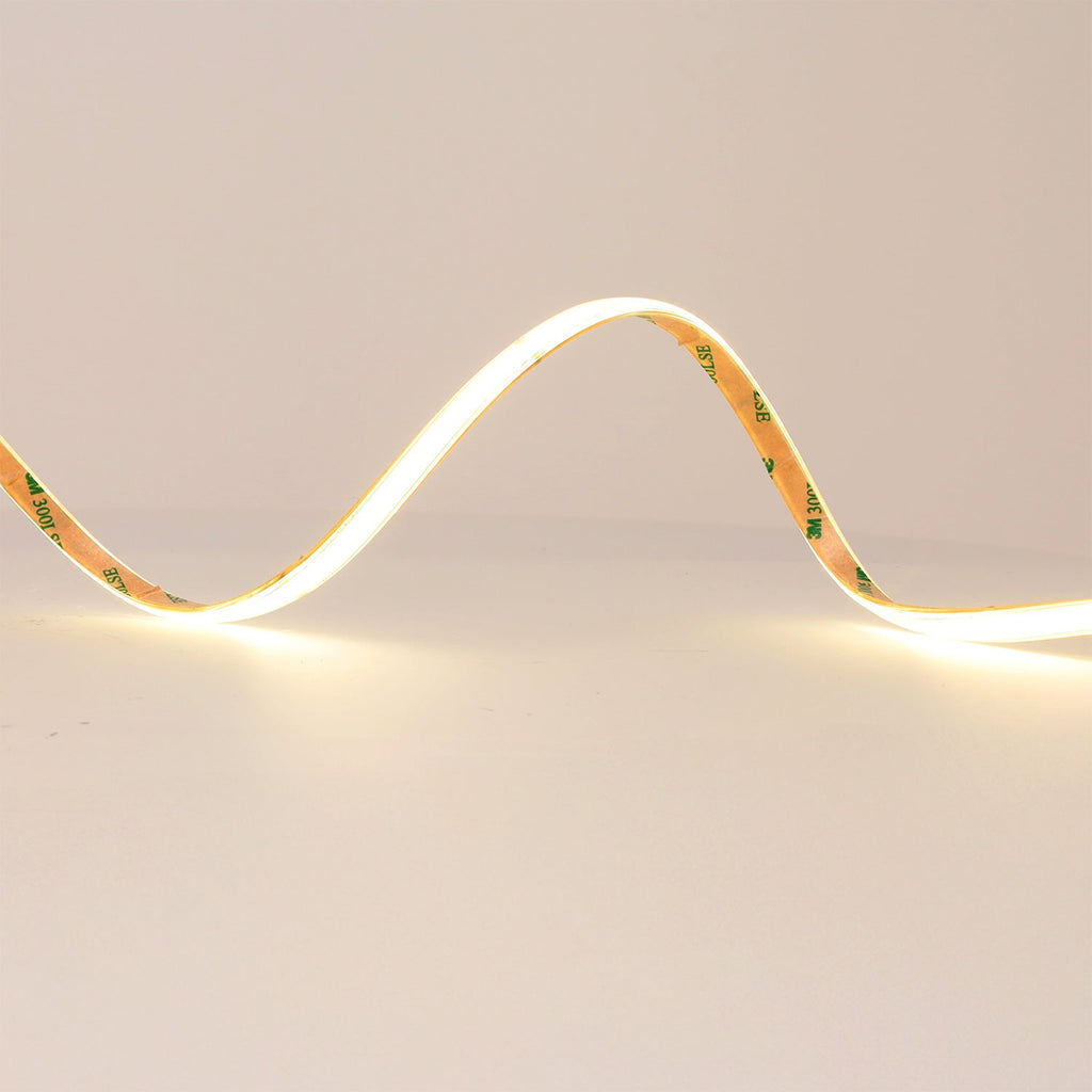 Fita LED COB Auto-retificada 220VAC 10W/m IP65 - 50 Metros Fita 3M Branco Natural 4000K