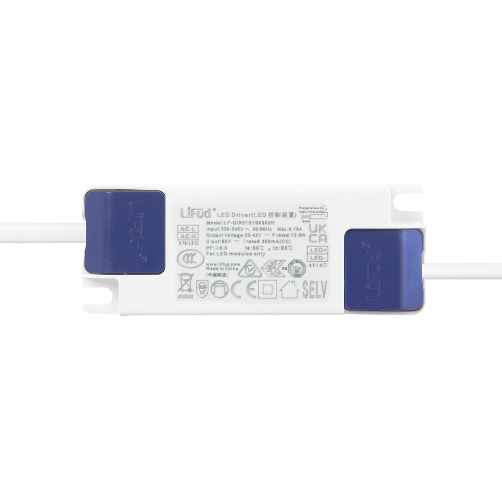 Downlight LED 12W 140Lm/W Driver LIFUD Flicker Free 6000ºK [HO-DL01-LI-12W-CW]