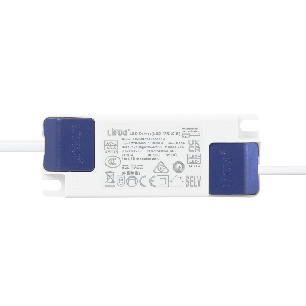 Downlight LED 20W 140Lm/W Driver LIFUD Flicker Free 6000ºK [HO-DL01-LI-20W-CW]