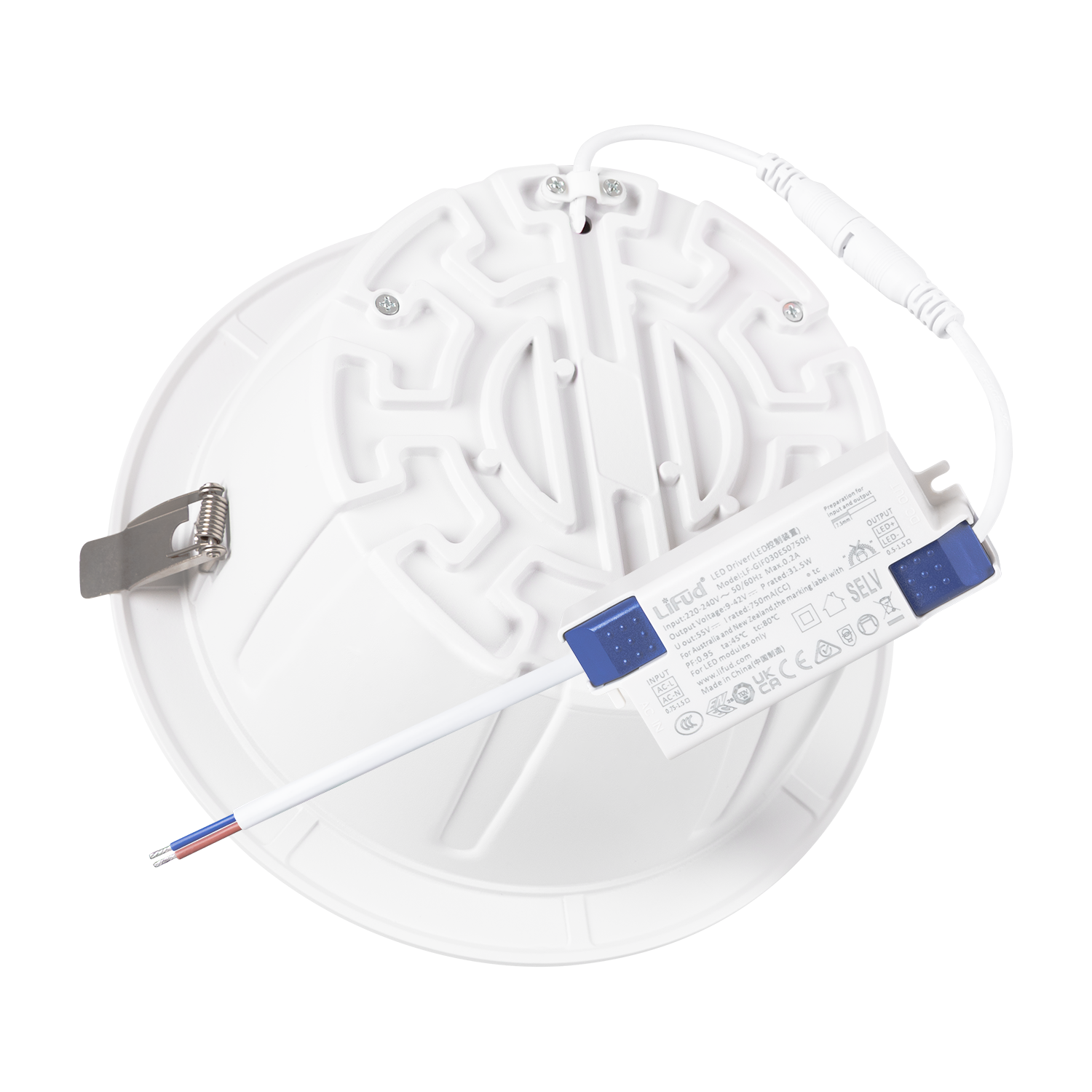 Foco Downlight Circular LED 30W 4200Lm 6000ºK Antirreflexo UGR19 40.000H