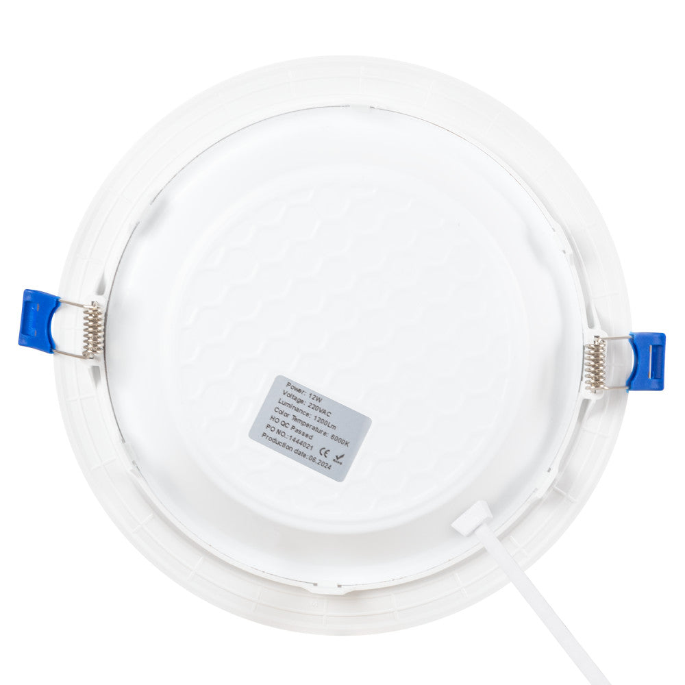 Lâmpada embutida LED 100Lm/W 12W 1200Lm 6000ºK IP20 [HO-DLC-12W-1200LM-CW]