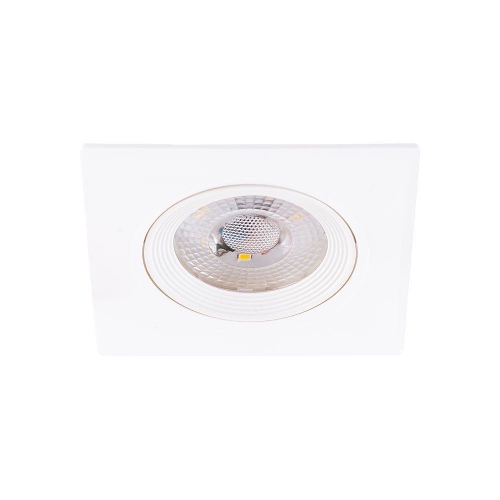 LED-Einbaustrahler 7W 630Lm 6000ºK rechteckig schwenkbar 40.000H [HO-DLPL-CUAD-7W-CW]