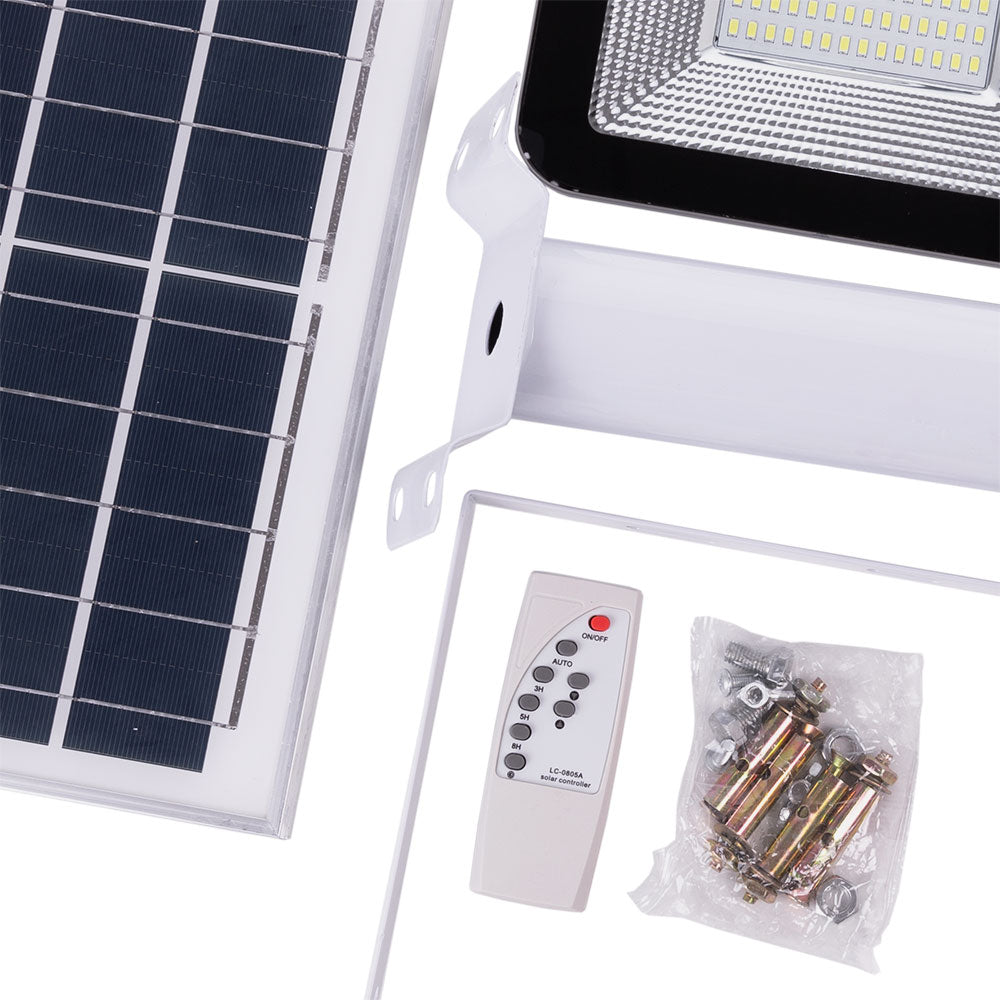 Iluminação Pública LED Solar - Painel: 6V 150W Bateria: 3,2V 15000Mah [Ho-Far-Sol-150W-Cw]