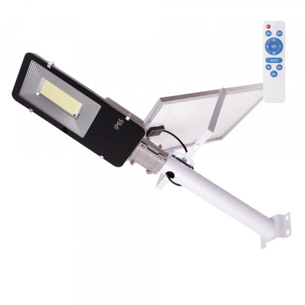Iluminação Pública LED Solar-Controle Controlo Remoto- Regulável- Painel: 6V 200W Bateria: 3,2V 20000Mah [Ho-Far-Sol-200W-Cw]