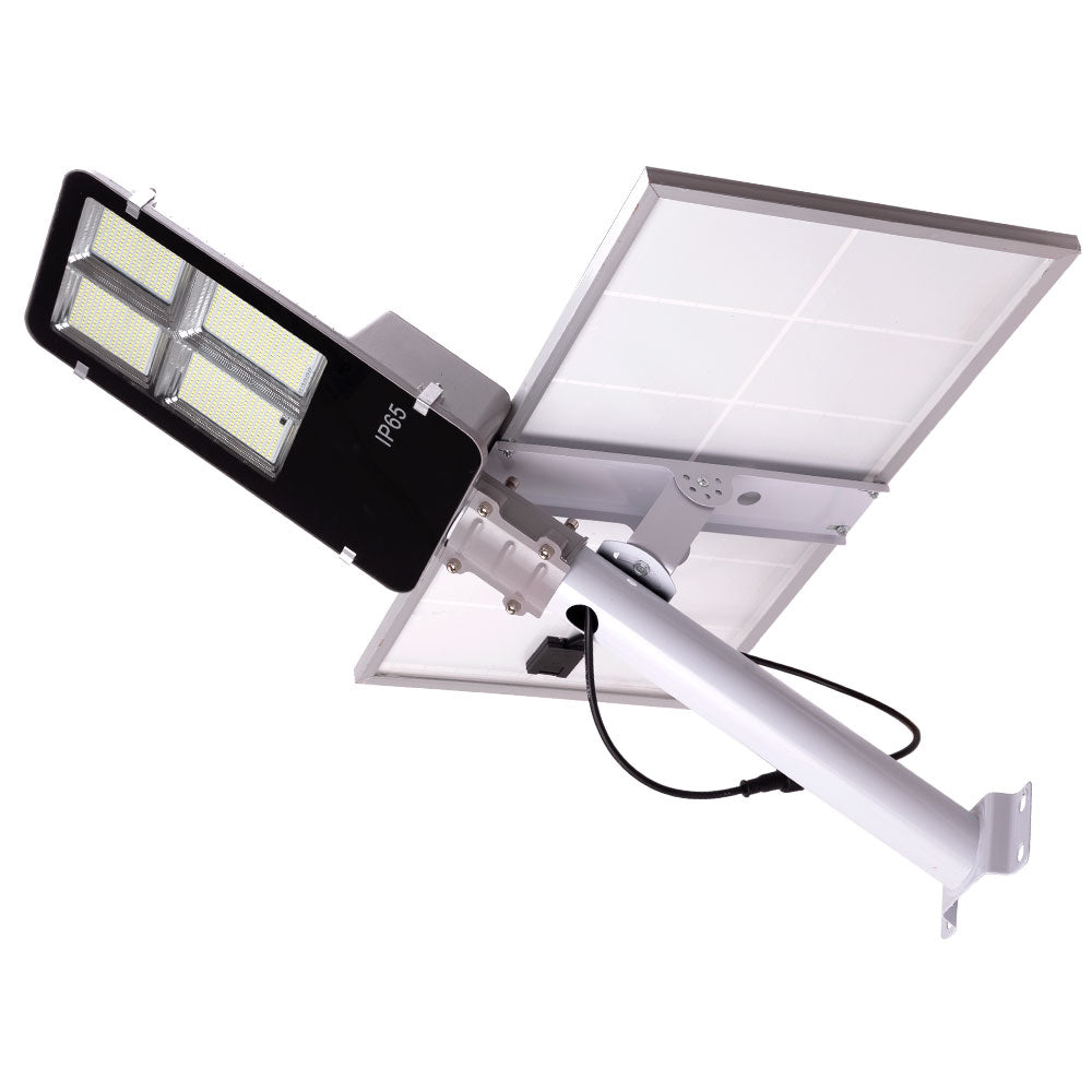 Solar-LED-Straßenleuchte – Fernsteuerung – Dimmbar – Panel: 6V 300W Batterie: 3,2V 30000mAh [Ho-Far-Sol-300W-Cw]