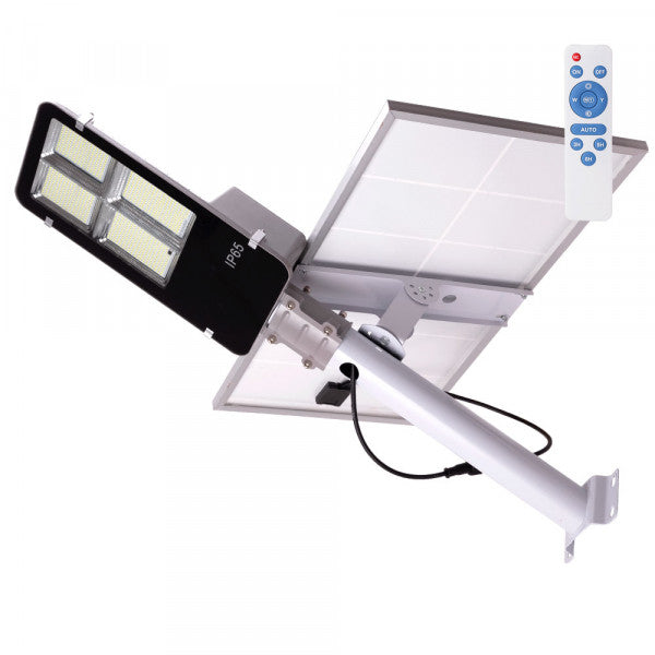 Solar-LED-Straßenleuchte – Fernsteuerung – Dimmbar – Panel: 6V 300W Batterie: 3,2V 30000mAh [Ho-Far-Sol-300W-Cw]