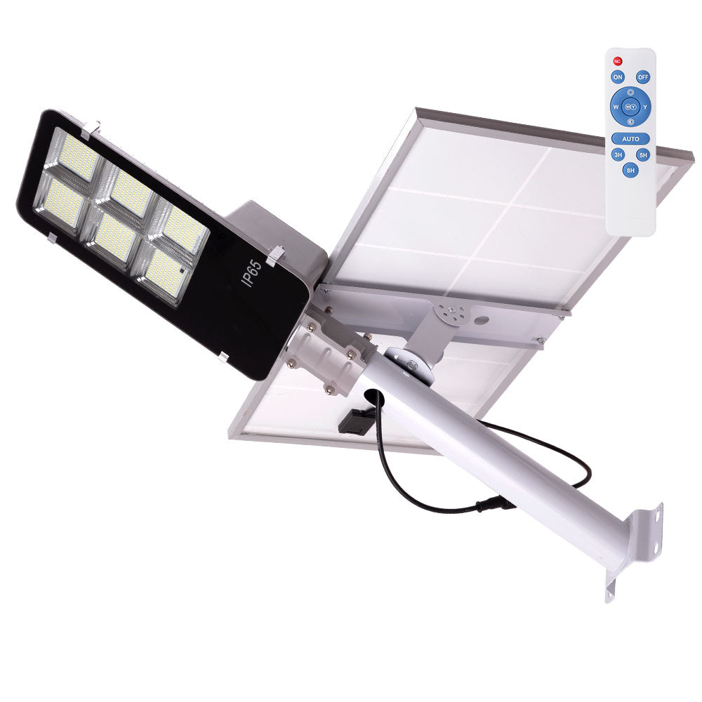 Iluminación Pública LED Solar-Control Remoto- Regulable- Panel: 6V 400W Batería: 3,2V 35000Mah [Ho-Far-Sol-400W-Cw]