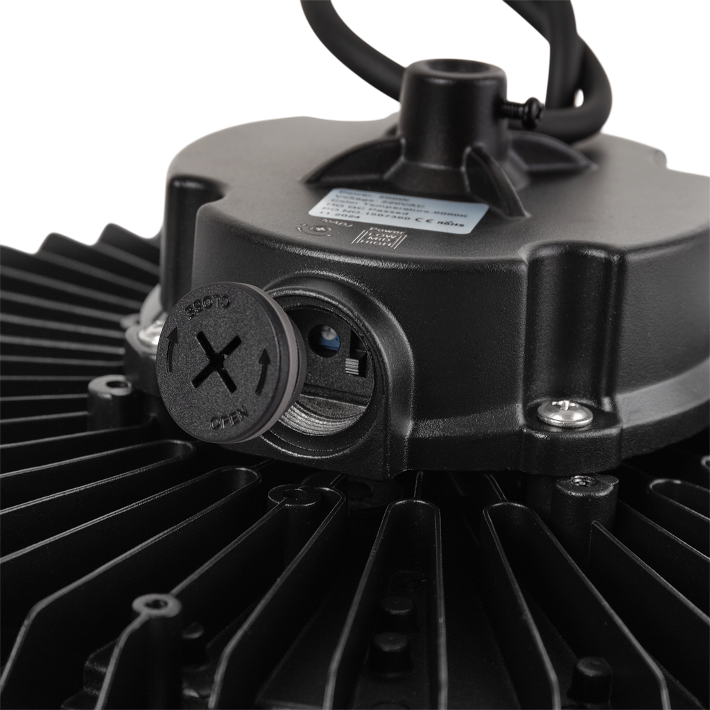 Campana 200W (120W-160W-200W) 34.000Lm 5000ºK PRO LIFUD IP65 100.000H