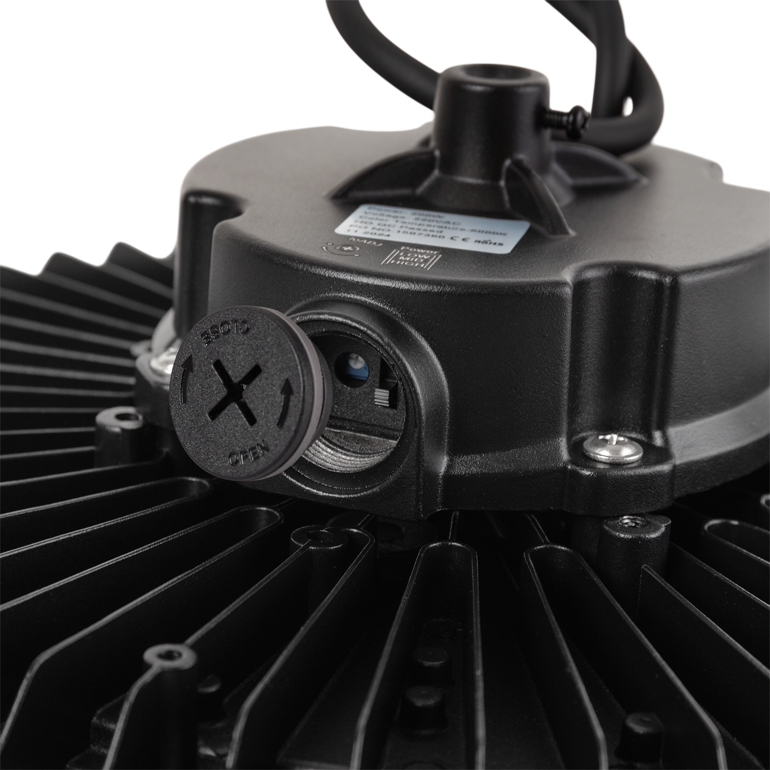 Campana 200W (120W-160W-200W) 34.000Lm 5000ºK PRO LIFUD IP65 100.000H